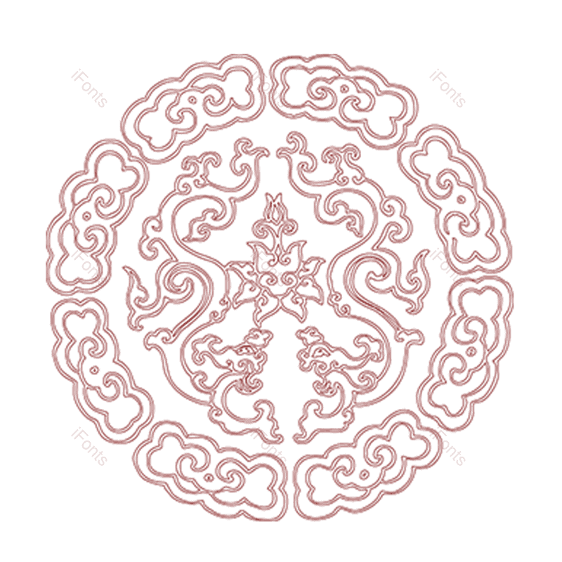 线条图片,底纹元素,古典PNG,剪纸图案免抠素材